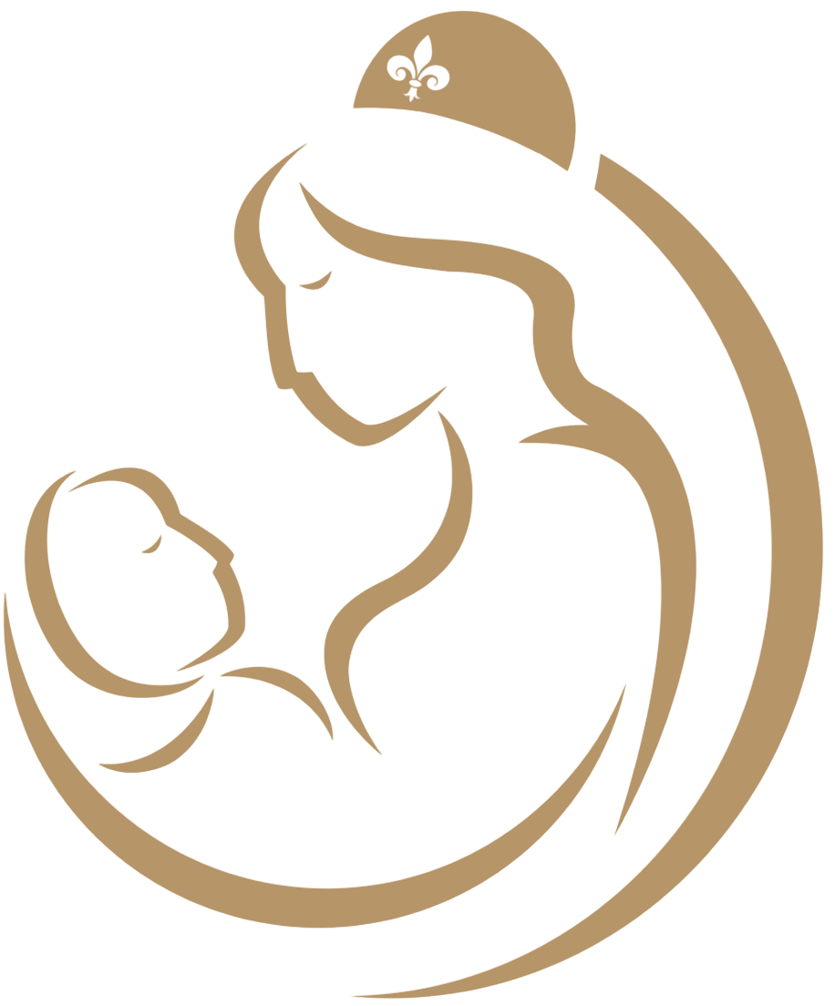 Logo mãe e bebê